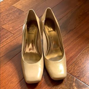 Joan & DavidTan Block Heels